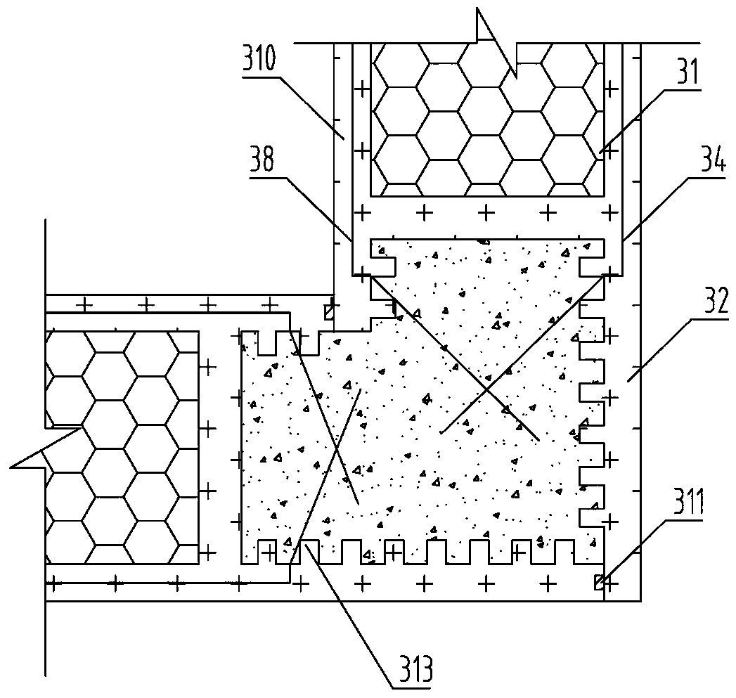 Fabricated building and construction method thereof