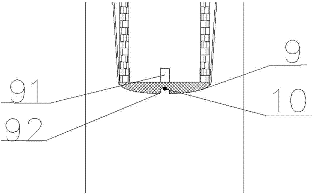 Safe sedimentation construction method of sand-free precipitation tube well