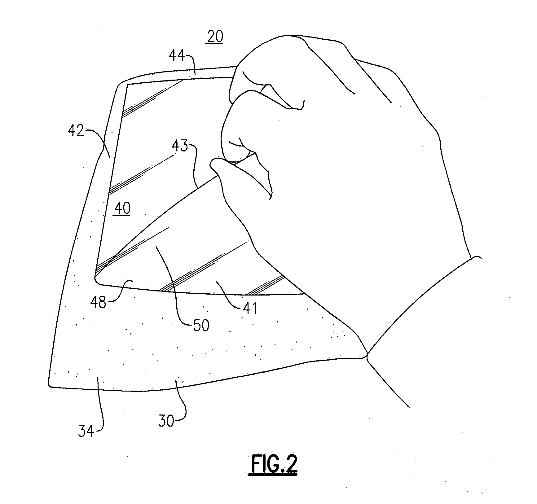Latent fingerprint powder applicator and related method of use