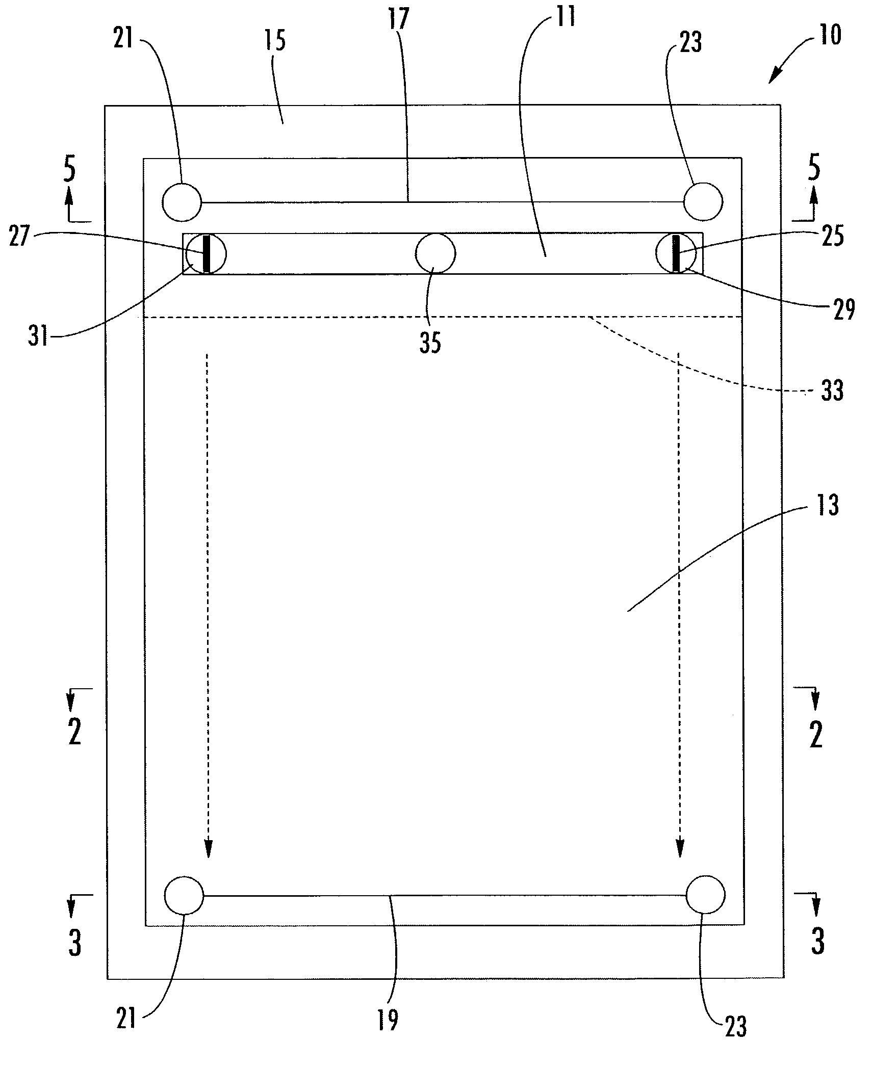 Two dimensional electrophoresis cassette