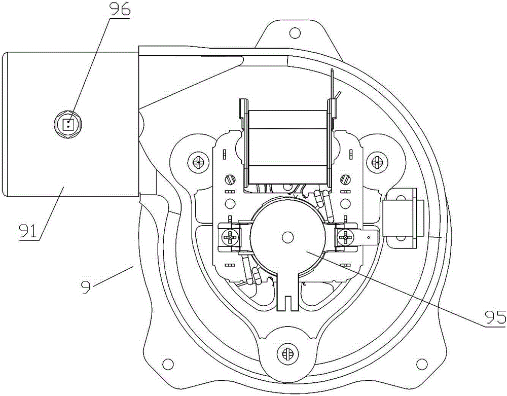 Gas-fired heating wall-mounted stove and operation control method thereof