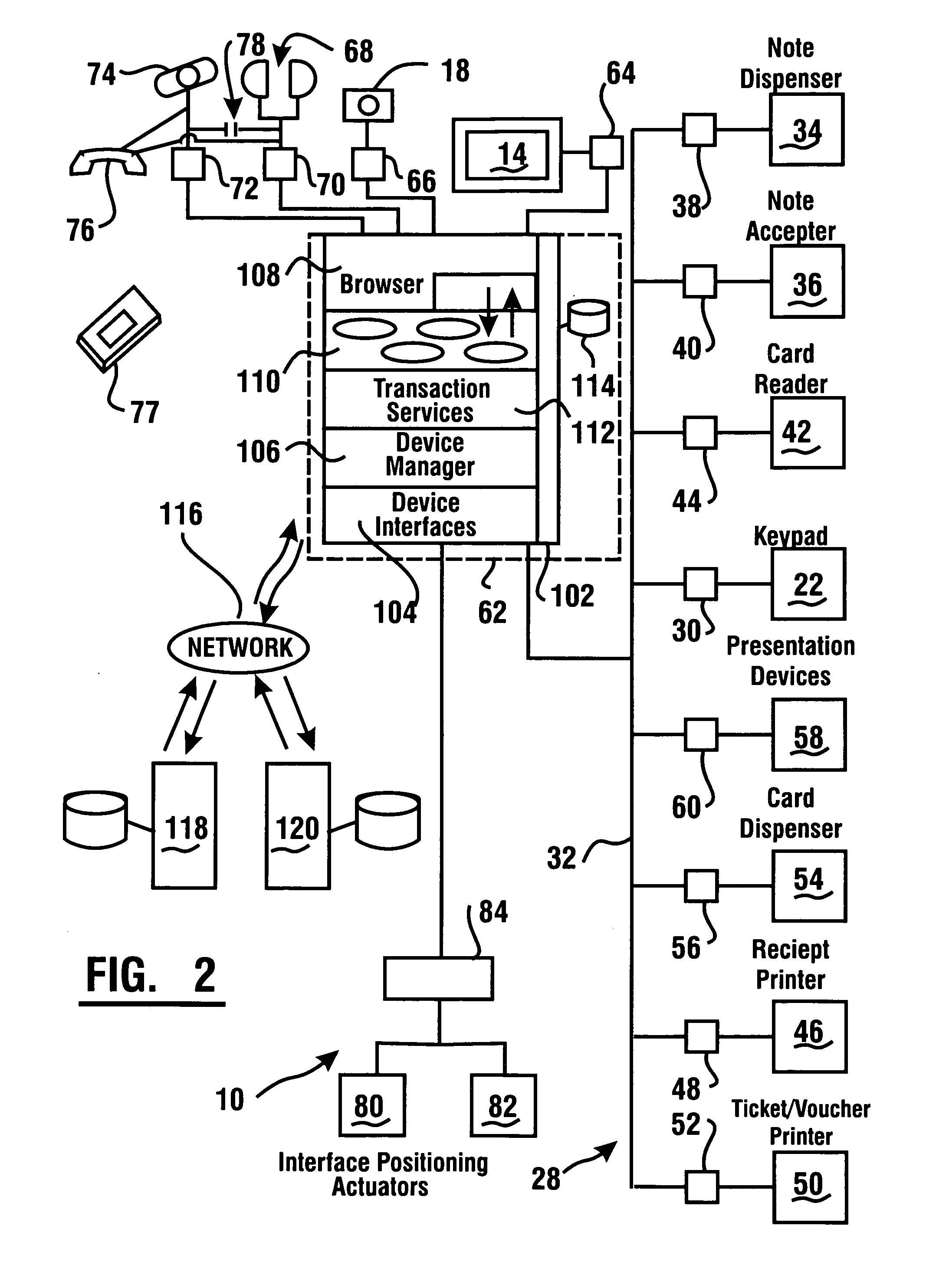 Automated financial transaction apparatus with interface that adjusts to the user