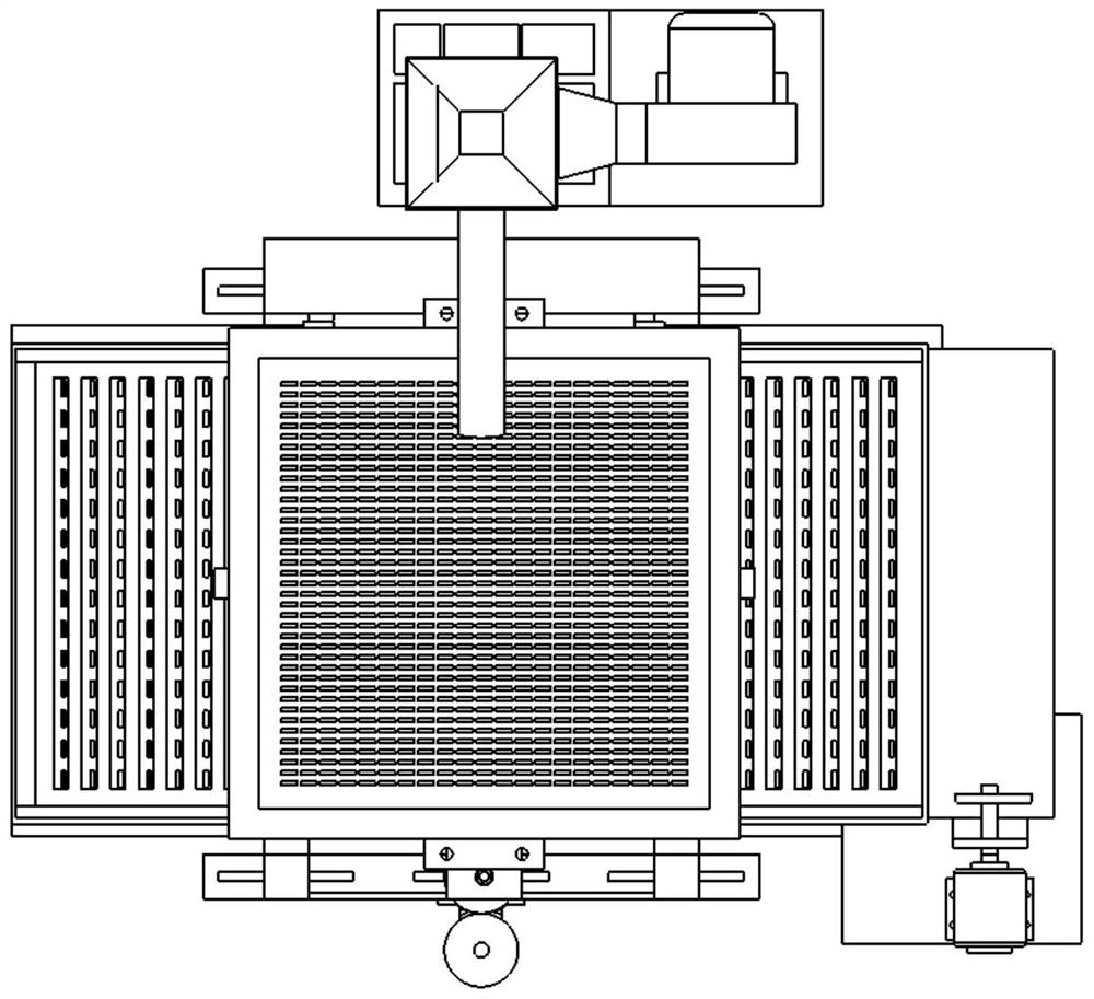 Air duct seed selection translational precision seeding device