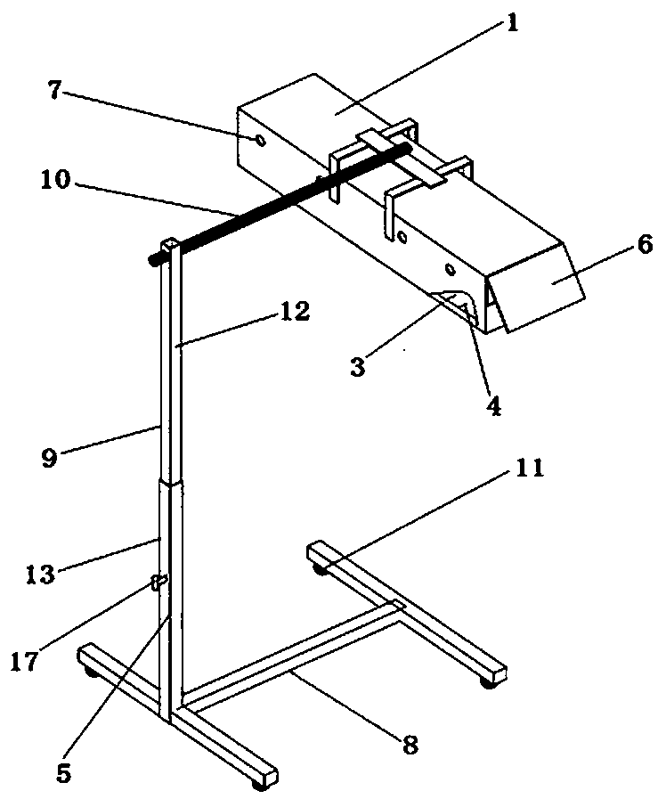 Back Du meridian moxibustion device