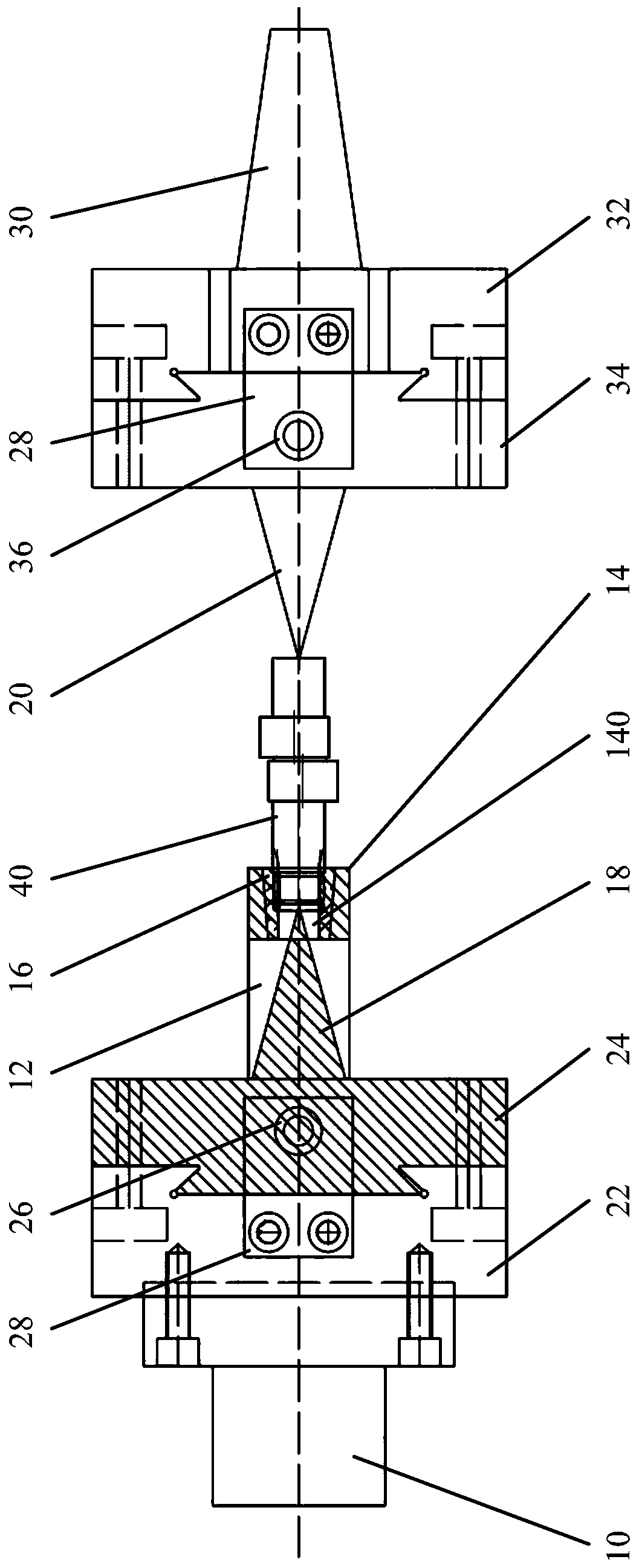 Positioning tool of eccentric shaft and machine tool