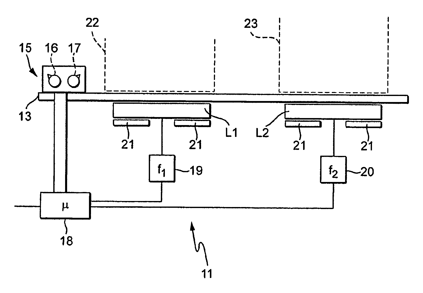 Method and arrangement for supplying power to several induction coils in an induction apparatus