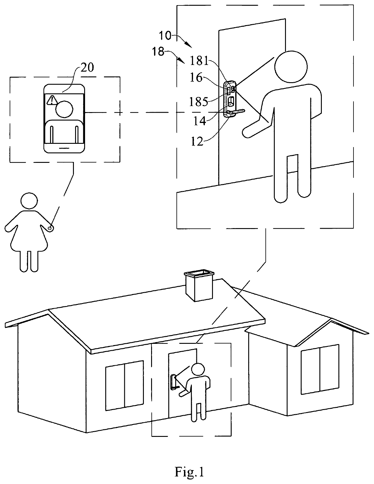 Smart Door Lock System and Lock Control Method Thereof