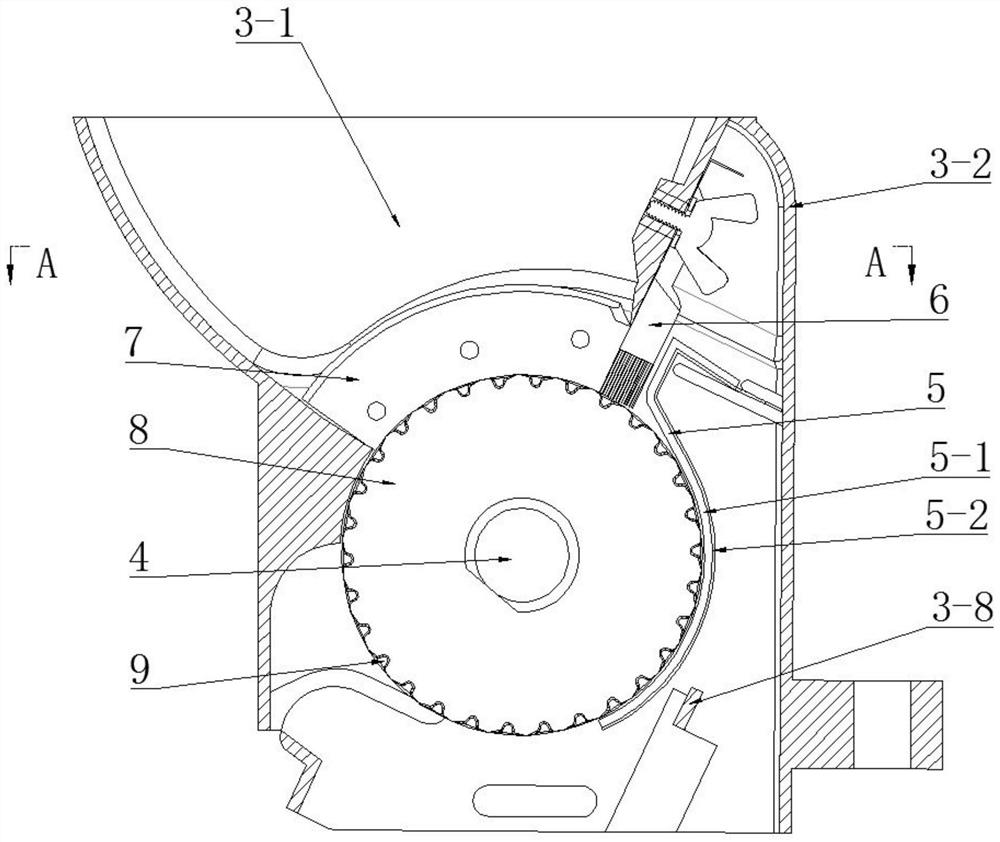 A high-speed precision sowing vegetable seed metering device with combined structure socket and wheel