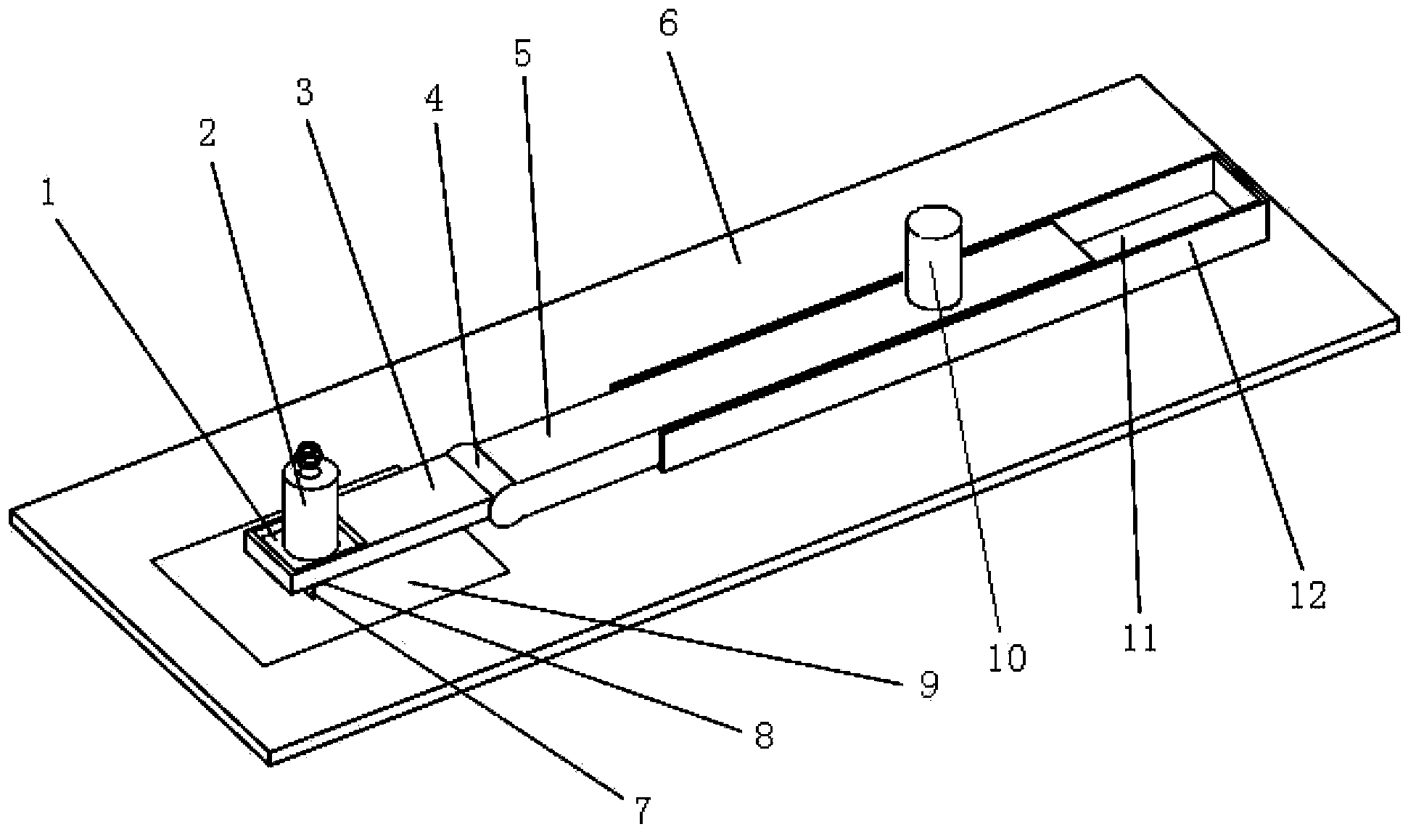 Automobile label wear-resistance testing stand