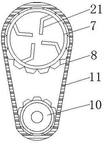 Rotary screen machine for potassic fertilizer production treatment