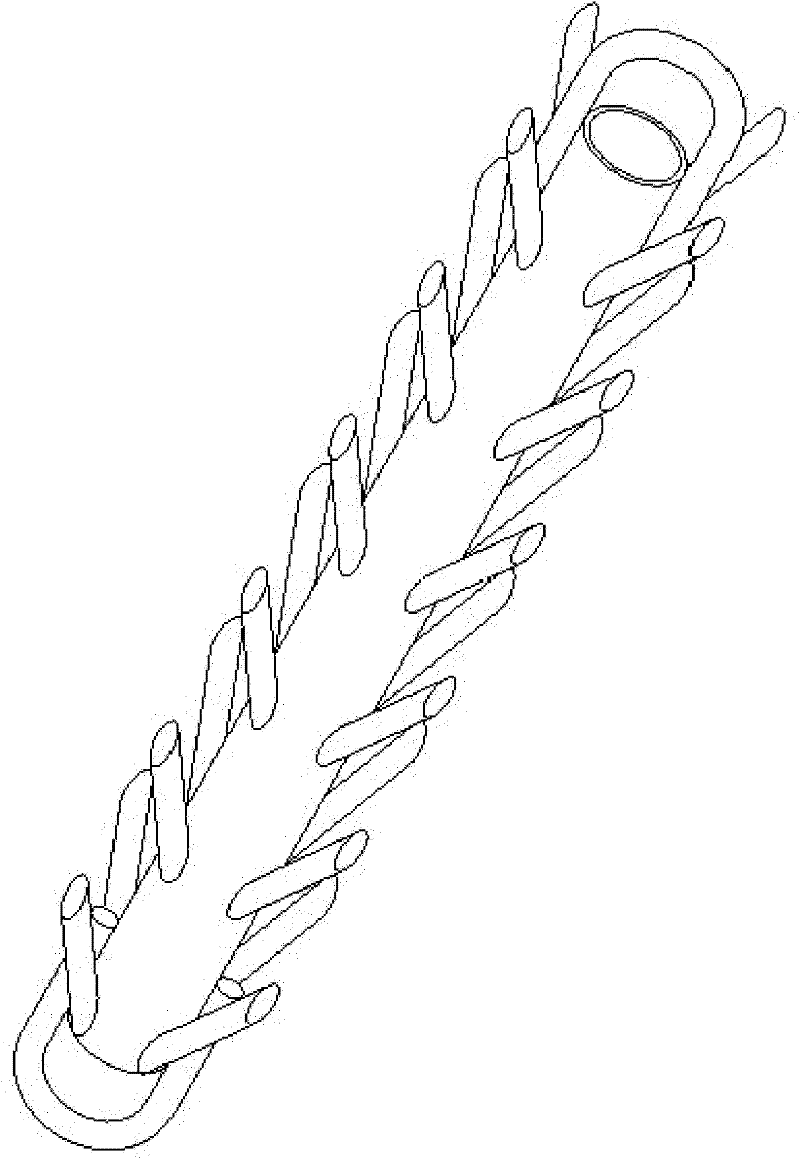 Sea mooring system salvaging device and salvaging method thereof