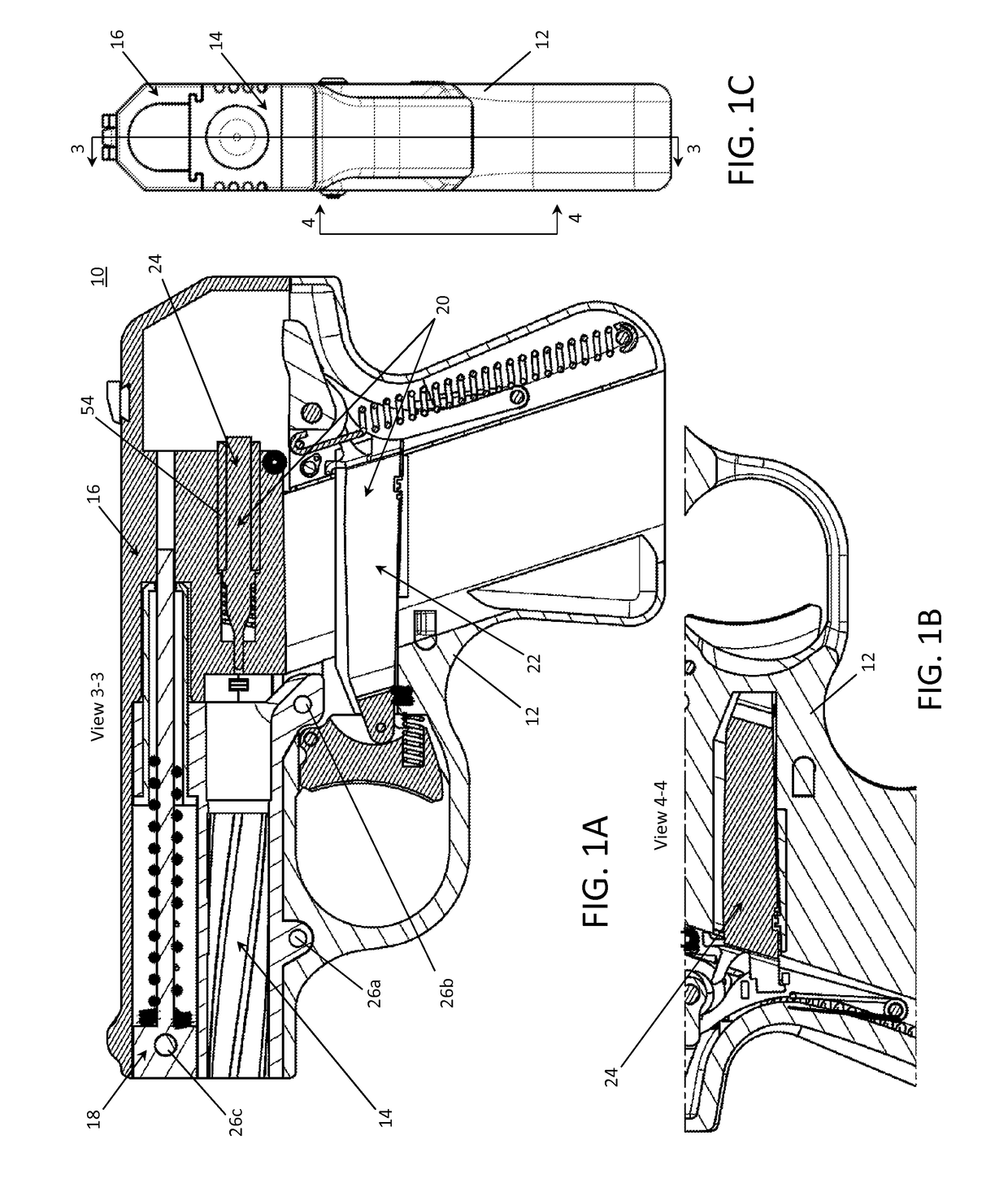 Compact semi-automatic firearm