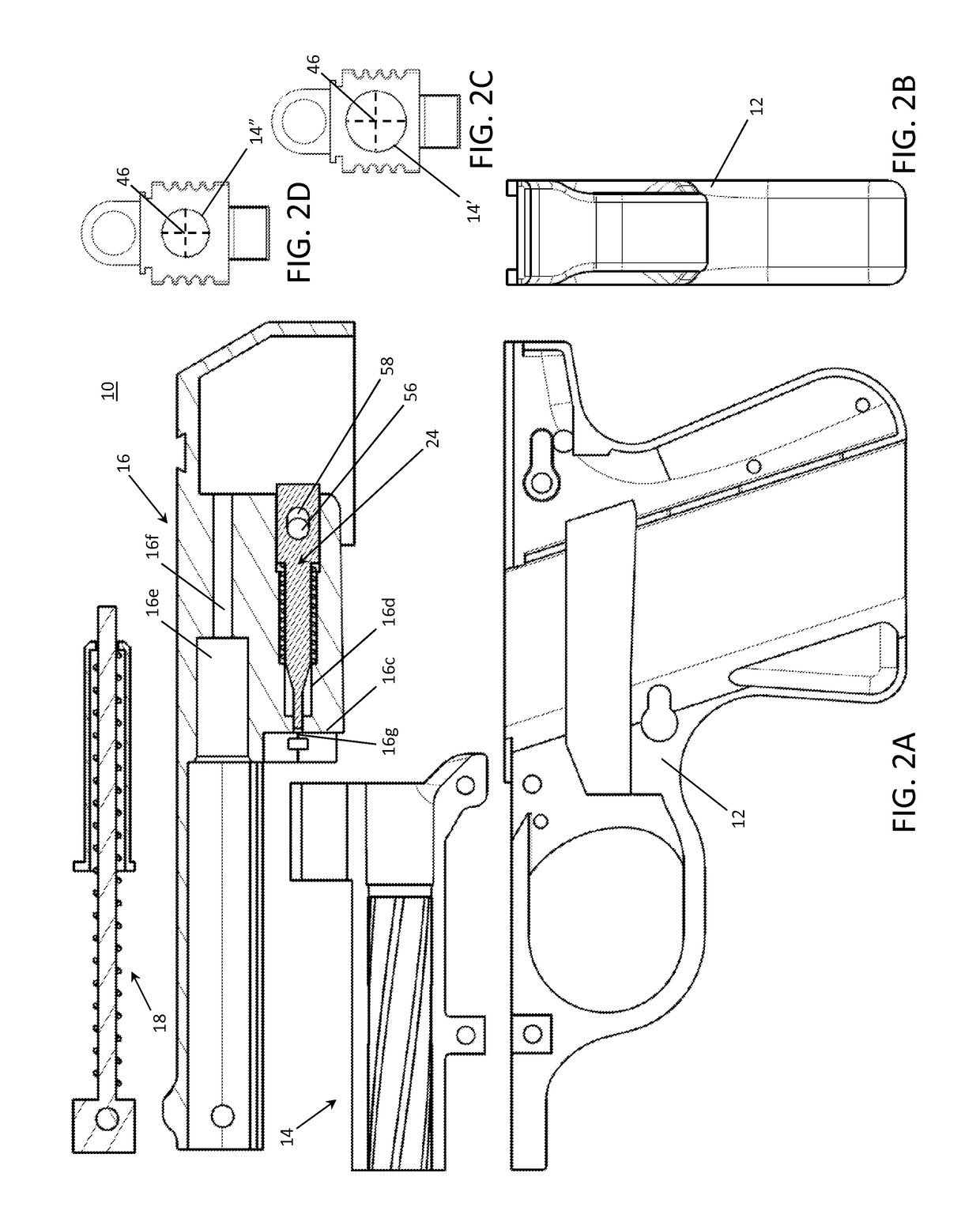 Compact semi-automatic firearm