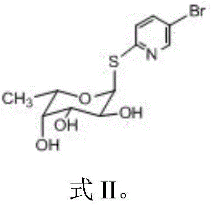 2, 3, 4-triacetyl-1-(5-bromo-2-pyridyl) sulfydryl-ahpha-L-fucose pyranoside