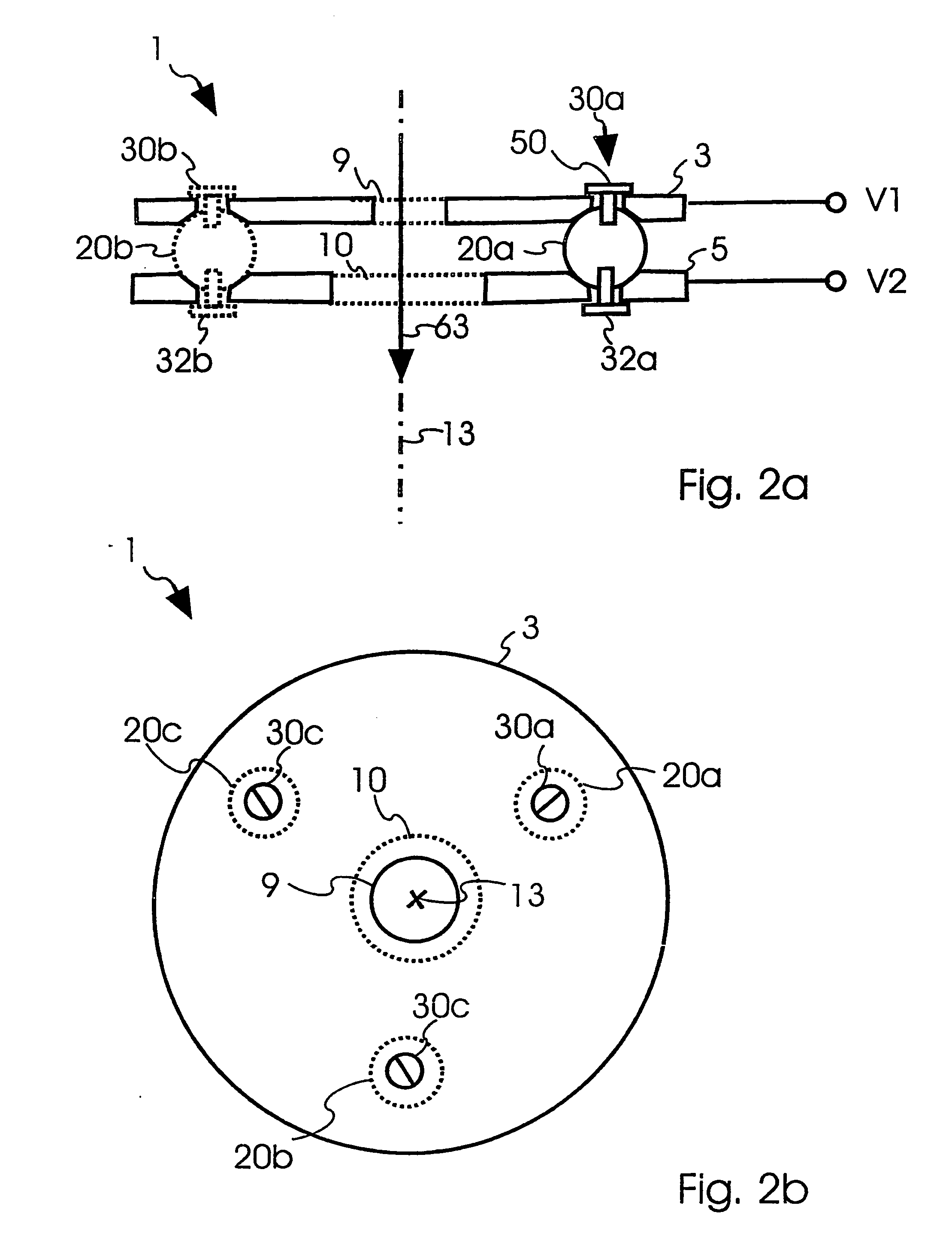 Beam optical component for charged particle beams