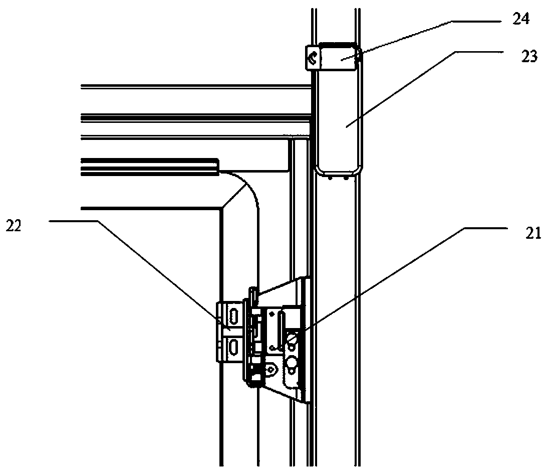 Outwardly-turned emergency escape window and vehicle