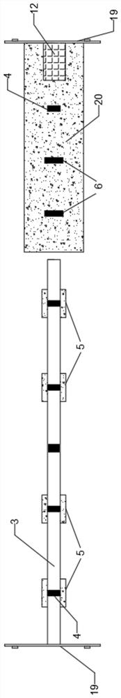 Test device and method for simulating blasting excavation unloading