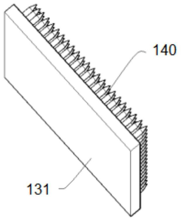 An automatic derusting device for the safety drum brake disc of a ship lift