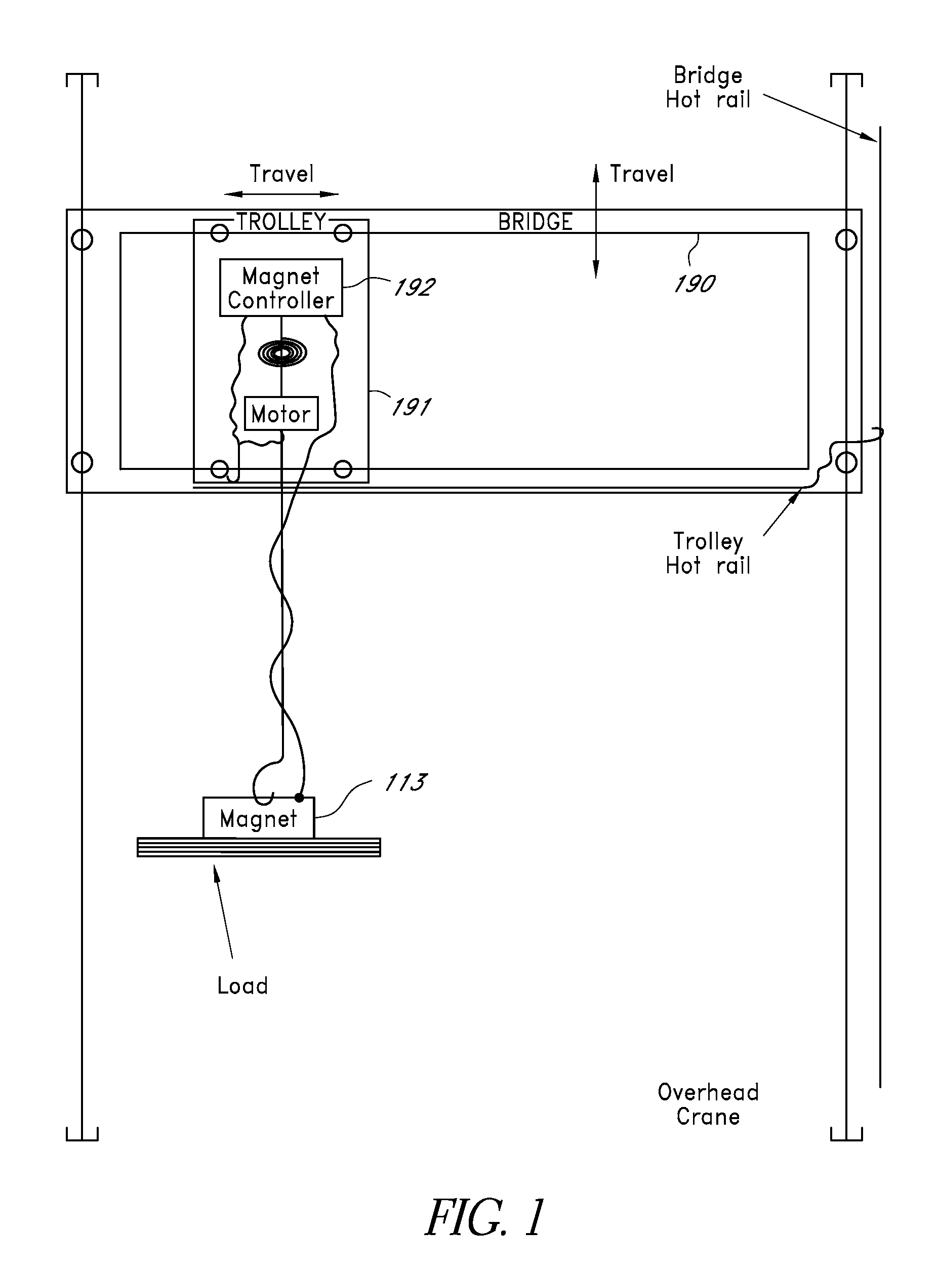 Method and apparatus for controlling a lifting magnet supplied with an ac source