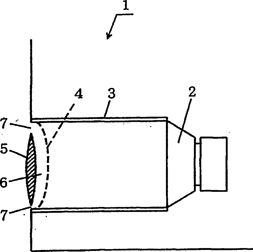 Loudspeaker device with acoustic lenses for video apparatus