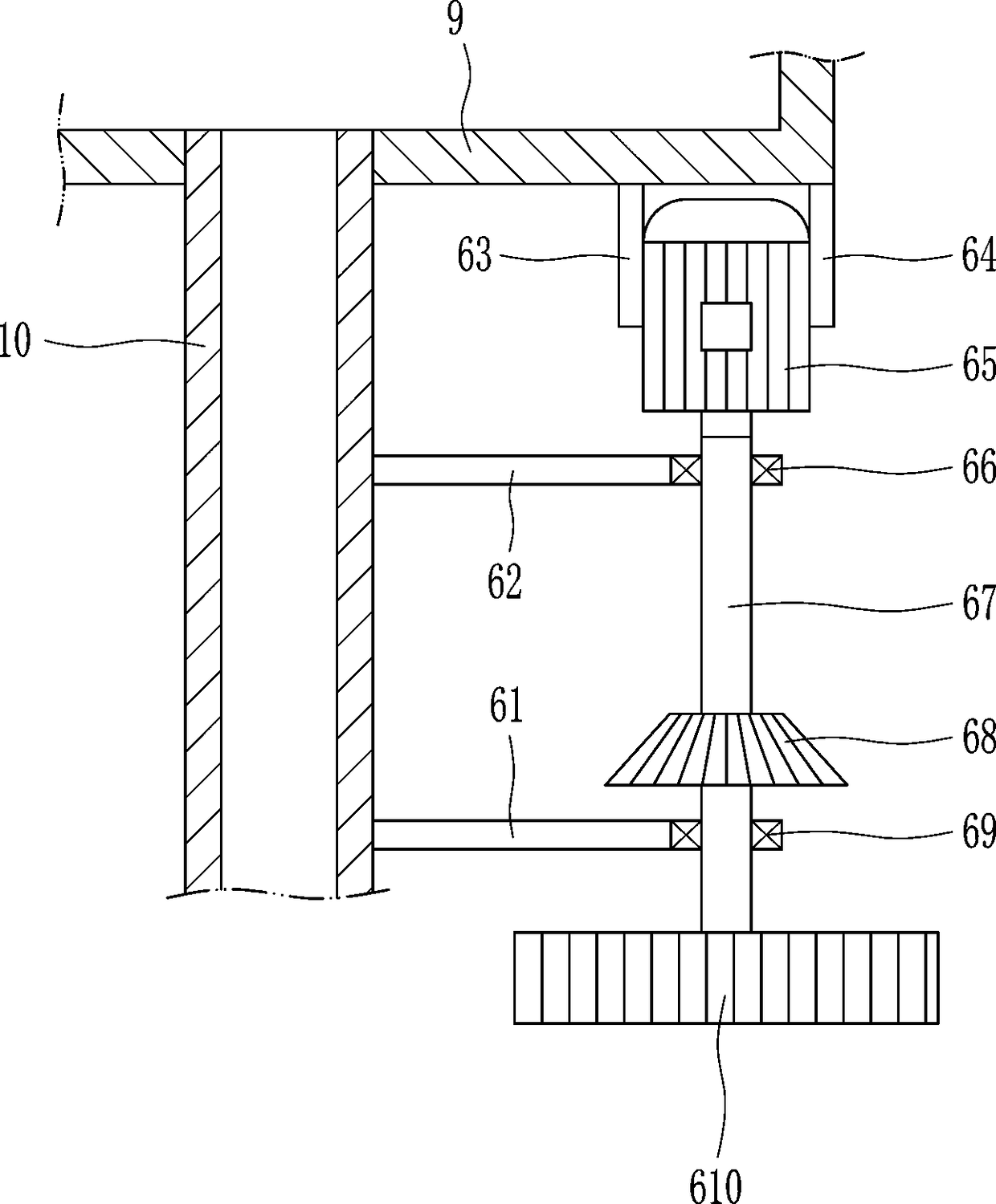 Purifier dispenser for urban sewage treatment