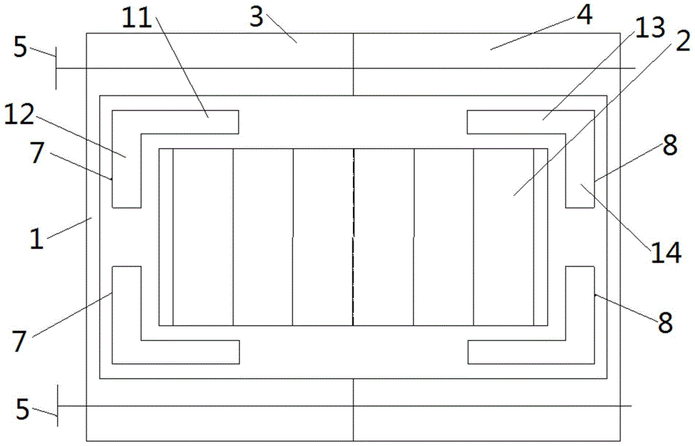 A vehicle generator structure capable of reducing noise