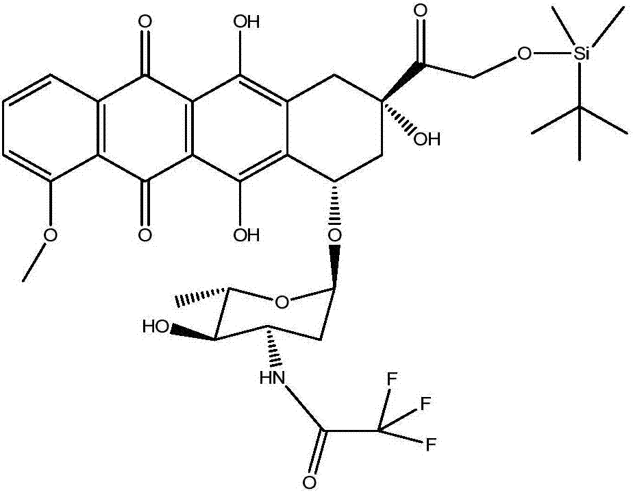 Preparation method of epirubicin and its intermediate