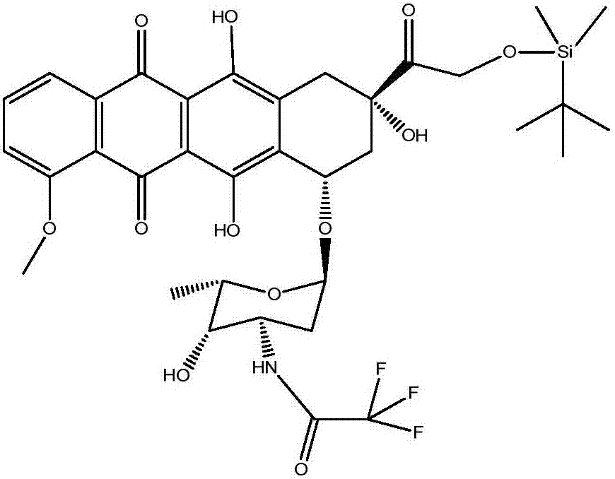 Preparation method of epirubicin and its intermediate