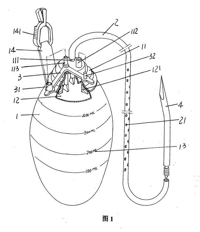 Silicone negative pressure drainage apparatus