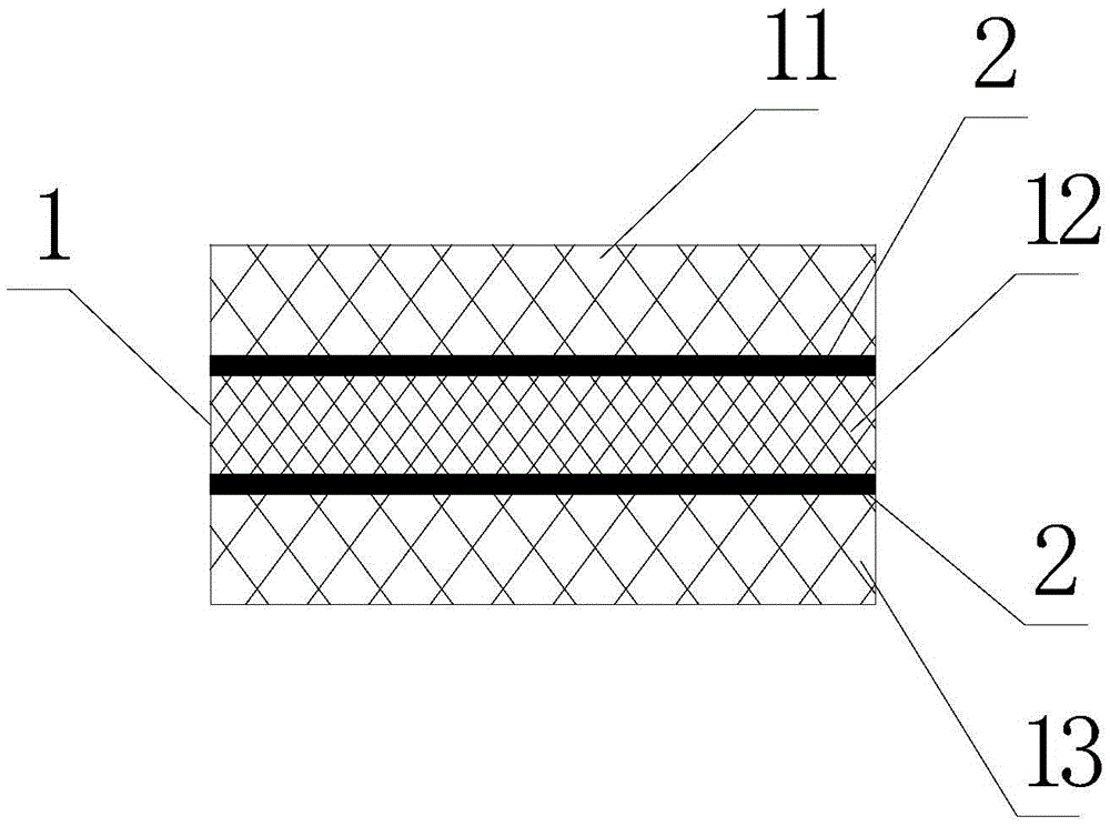 An easy-to-tear dry composite sheet and its production method