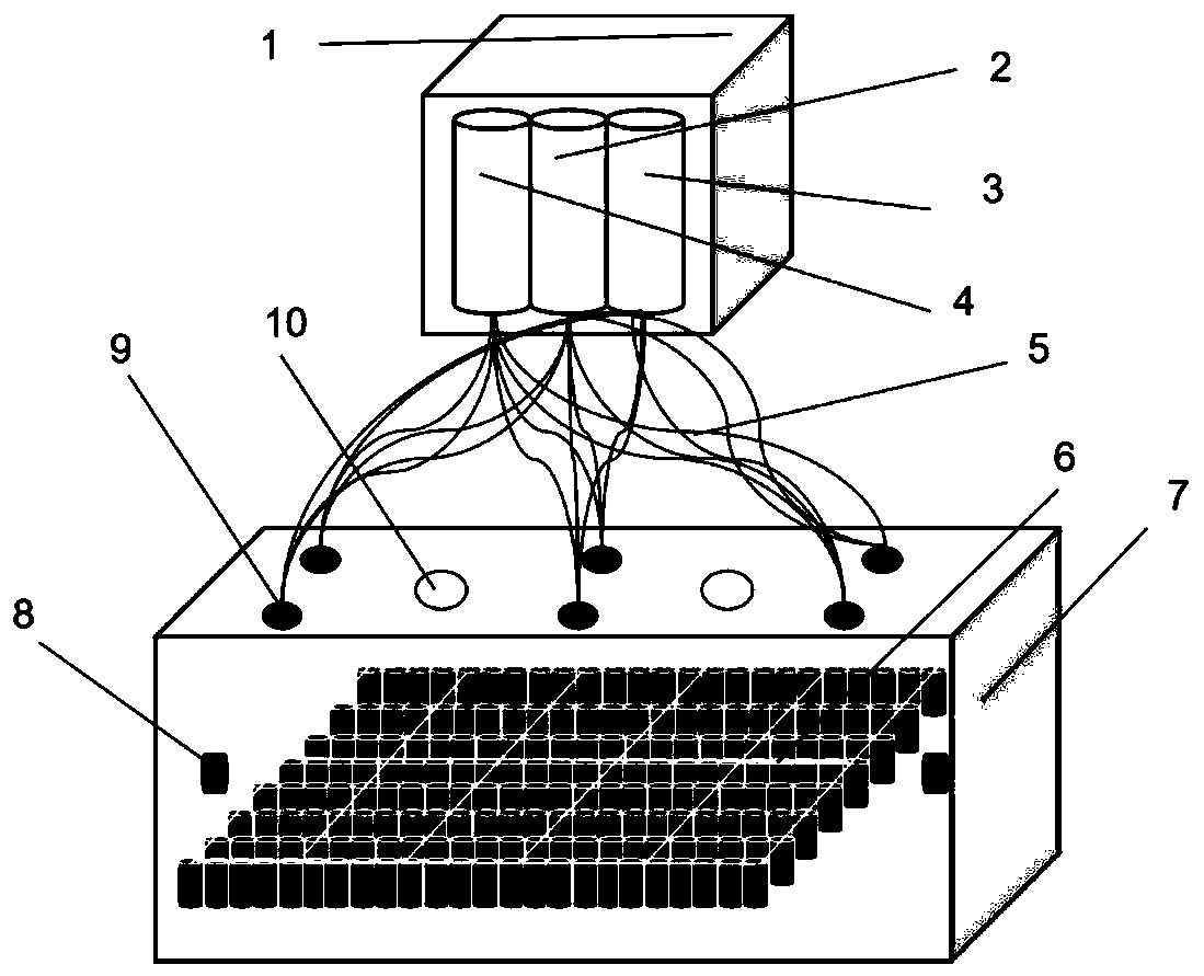 Vehicle-mounted lithium ion battery pack grading type fire extinguishing system and control strategy thereof