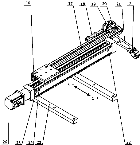 Large profile automatic measurement assisting device based on laser tracker