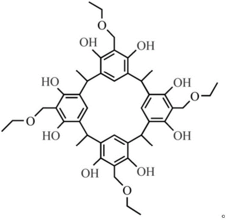 Calixarene-based hindered phenol antioxidant and preparation method and application thereof