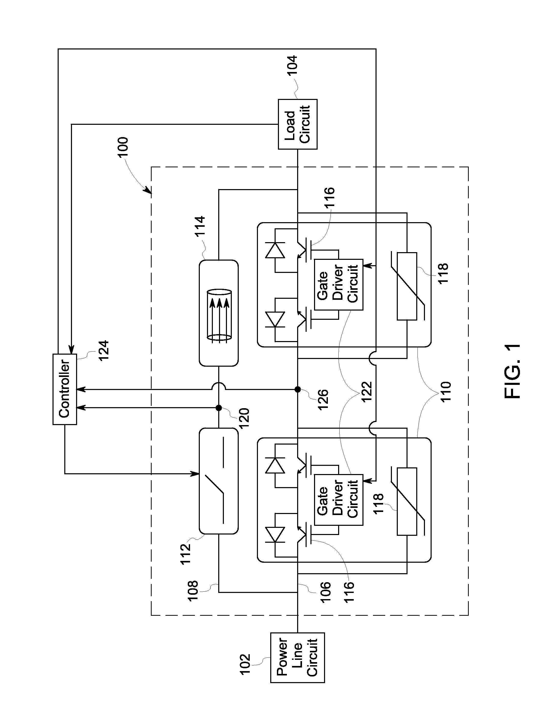 Hybrid direct-current circuit breaker