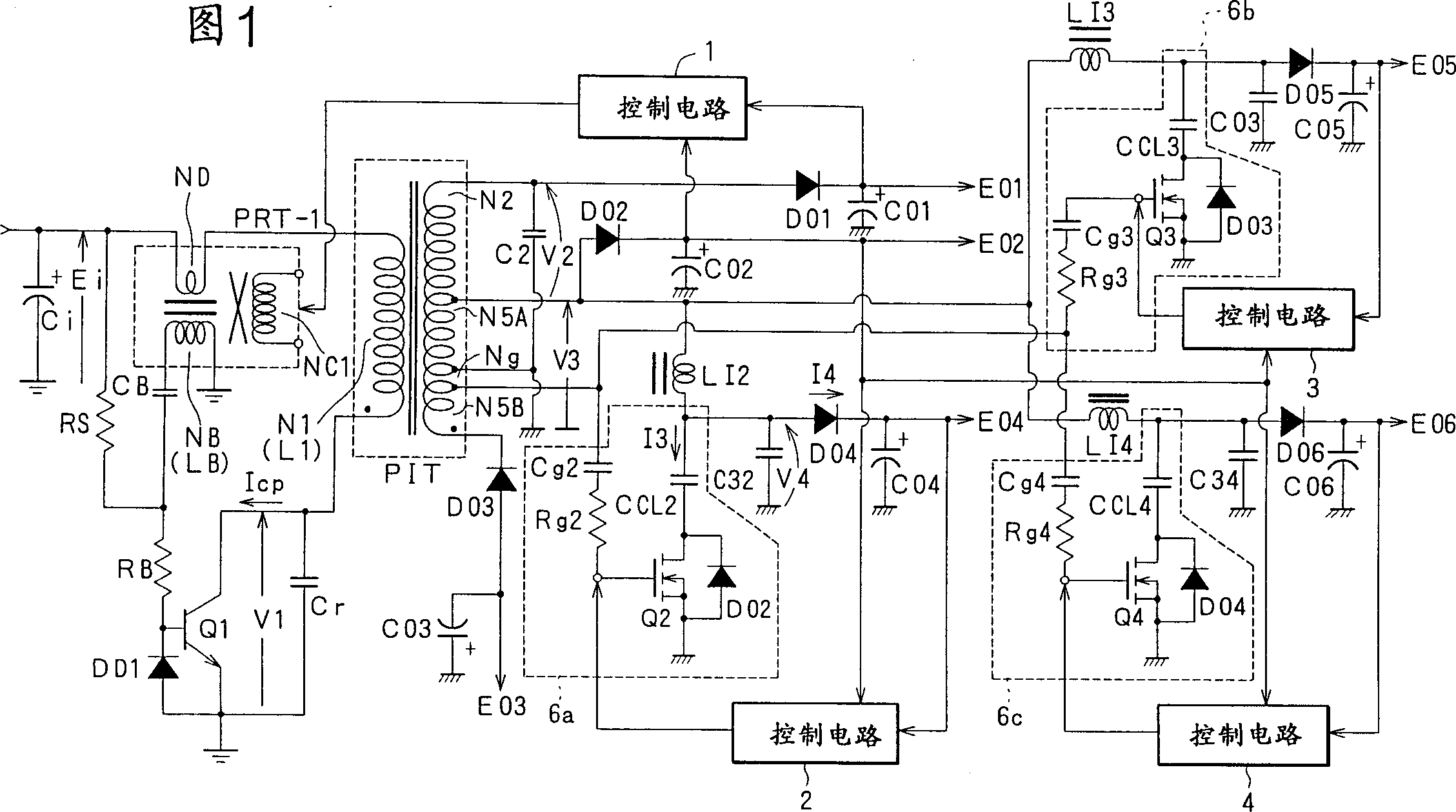 switch-power-supply-circuits-with-improved-power-loss-factor-for