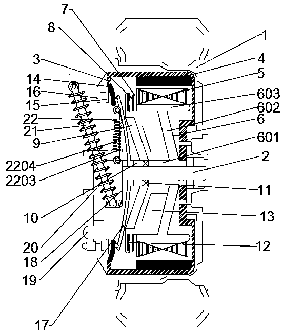 An electric vehicle single-controller coupling driving device and its working method