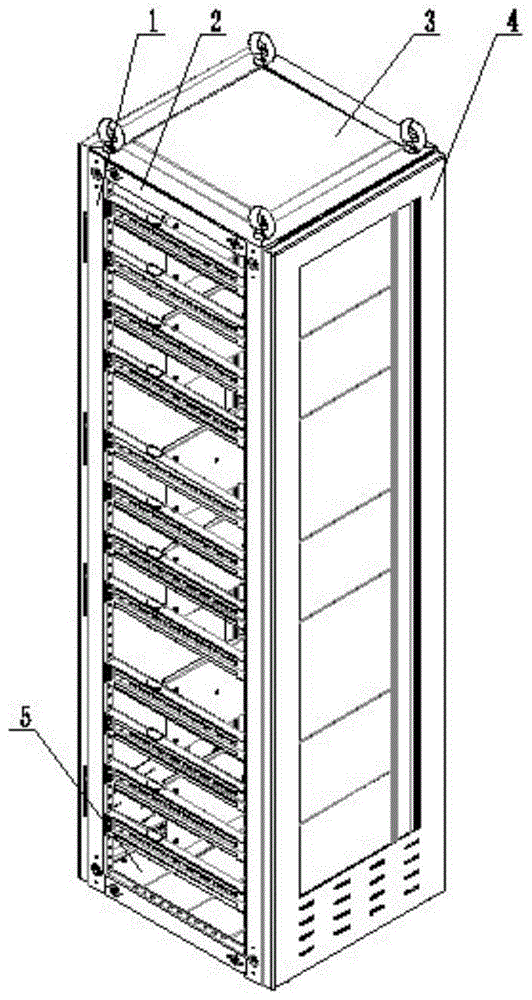 A new type of 45-degree wing angle g-profile switchgear cabinet body