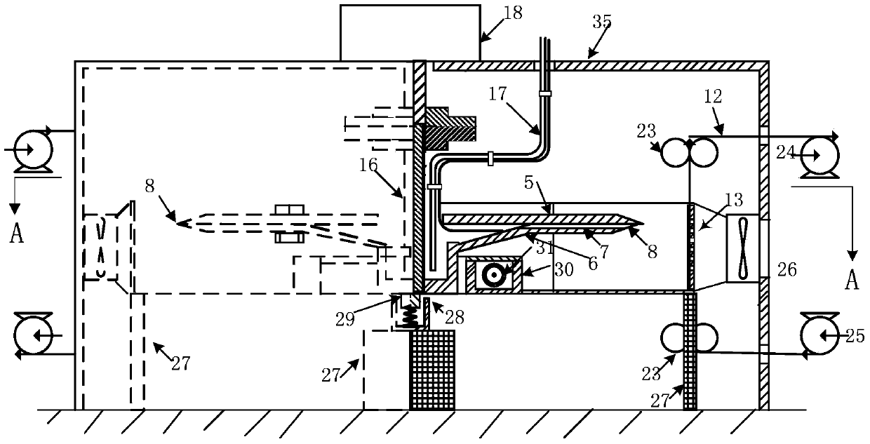 Centrifugal electrostatic continuous nanofiber spinning device