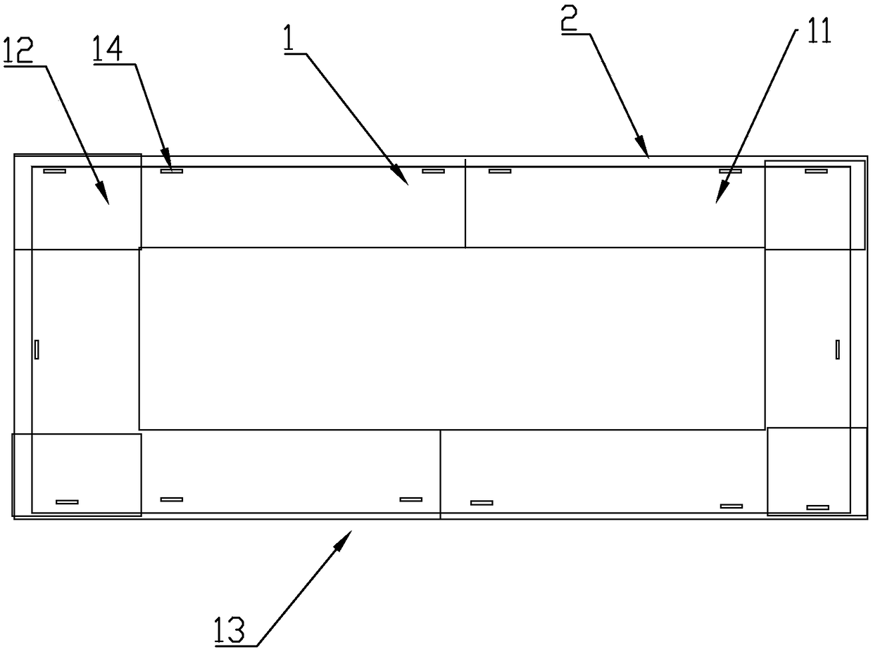 Safety construction assembly capping beam operation platform