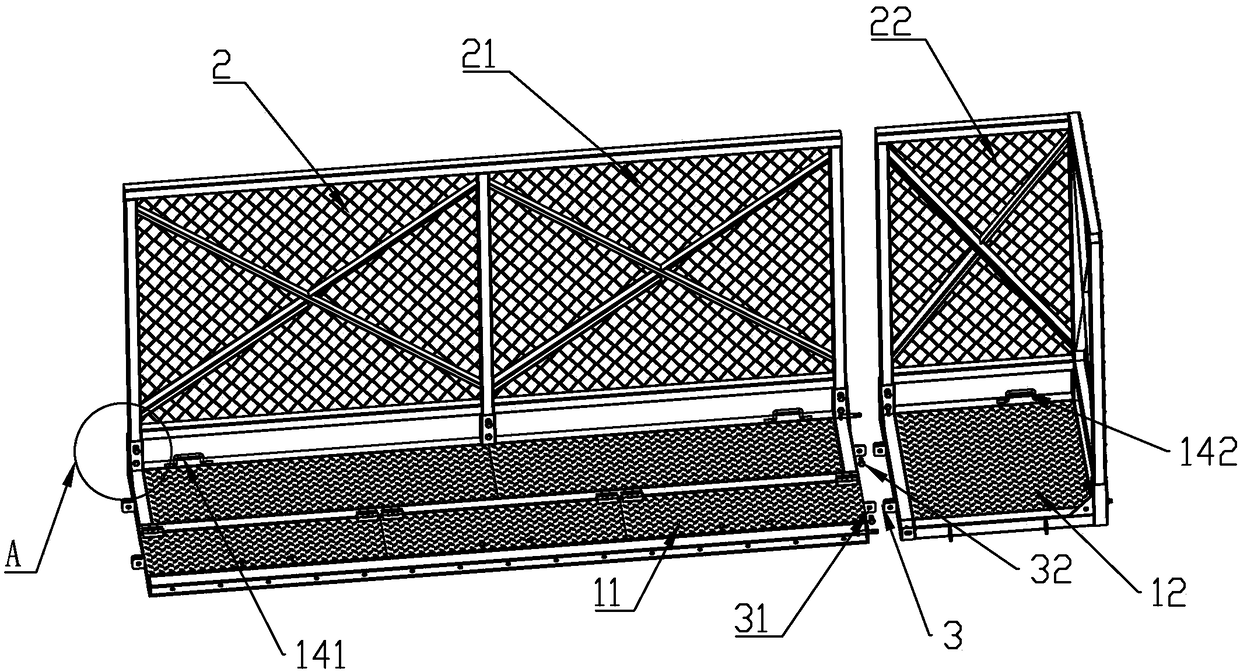 Safety construction assembly capping beam operation platform