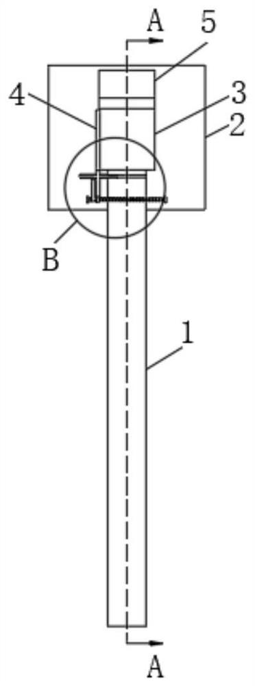 A sponge city led street lamp self-cleaning mechanism