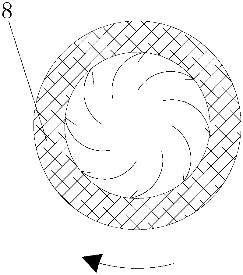 Centrifugal double-rotating super-gravity flue gas purification device