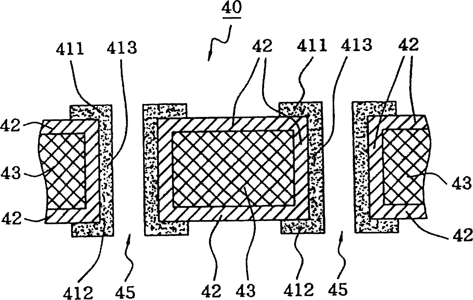 Chip module with high radiating performance and its substrate