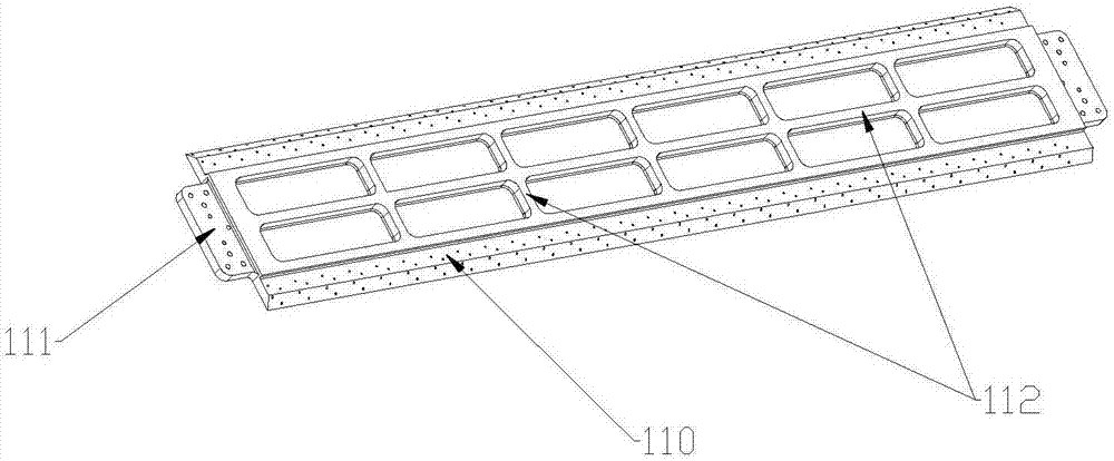 Composite material multi-beam box section co-solidifying forming technique