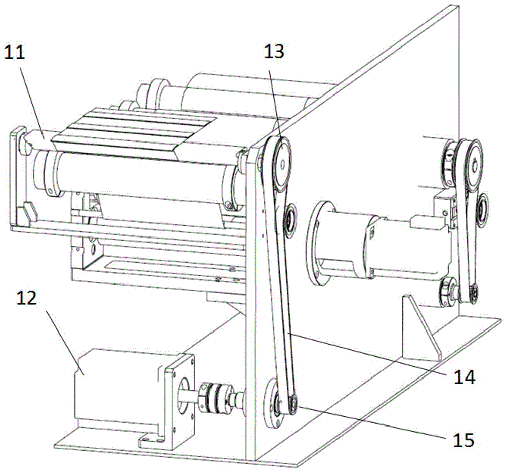 A kind of stripping device and stripping method of multilayer flexible film