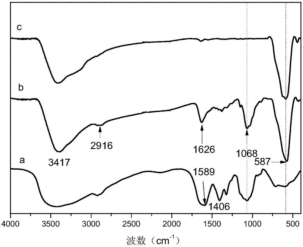 A kind of magnetic carboxymethyl chitosan nano material and preparation method thereof