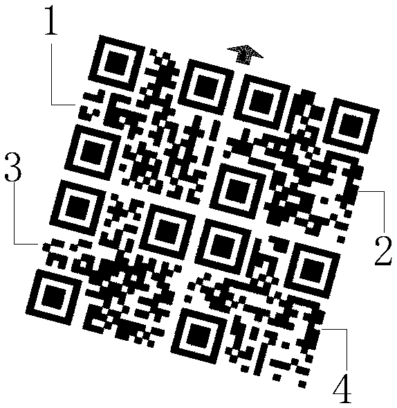 Indoor AGV navigation method and system based on QR code guidance and visible light positioning