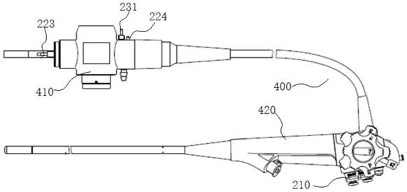 Cooling system for endoscope illumination and endoscope