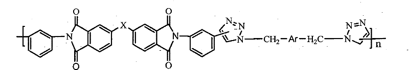 Novel polytriazoles imide resin and preparation method thereof