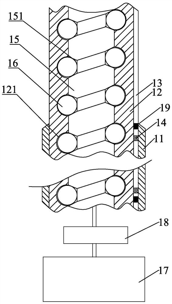 A bolt dismounting device and dismounting method